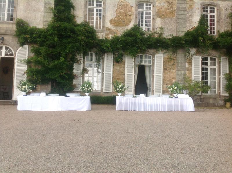 Une reception dans un château en Bretagne