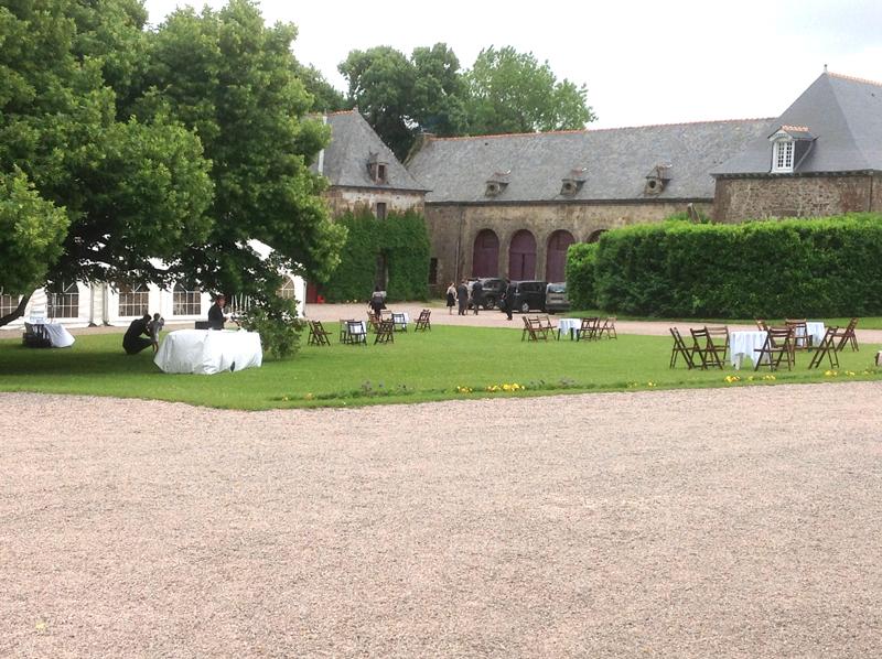reception au château de Montmuran en Bretagne